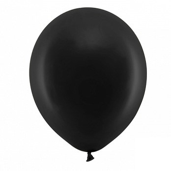 100 Balloons Black 23cm